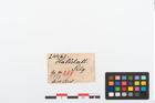 Etikett zu Bronzeschlangenfibel (NHMW-PRAE-024463)